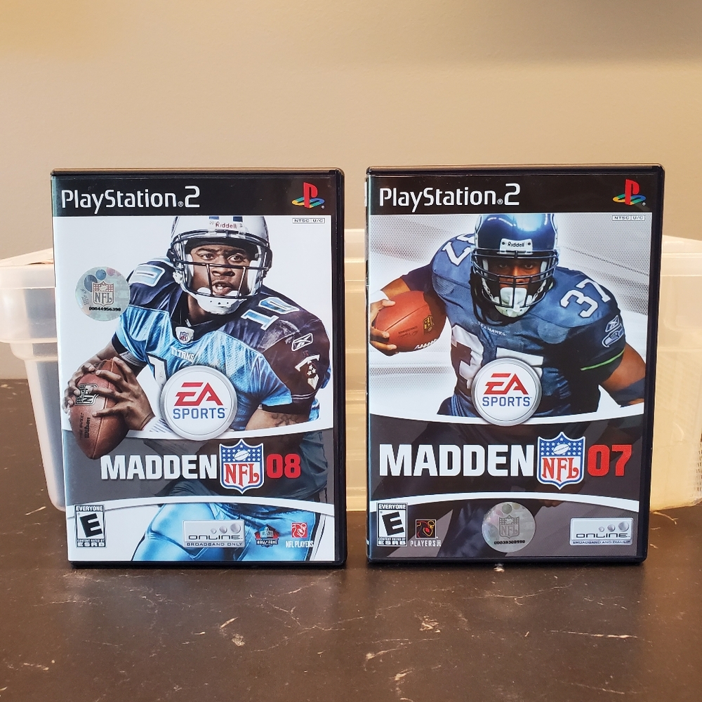 Madden PS2 Bundle 07, 08.